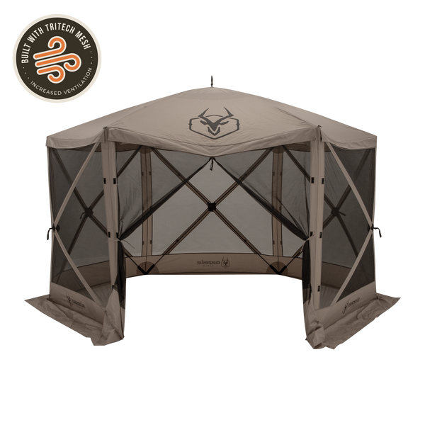 G6 6-Sided Portable Gazebo with TriTech Mesh