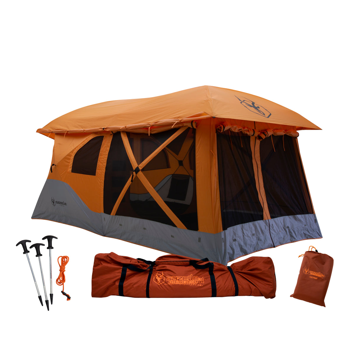 T4 PLUS HUB TENT W/OVERLAND ACCESSORY KIT – Gazelle Tents