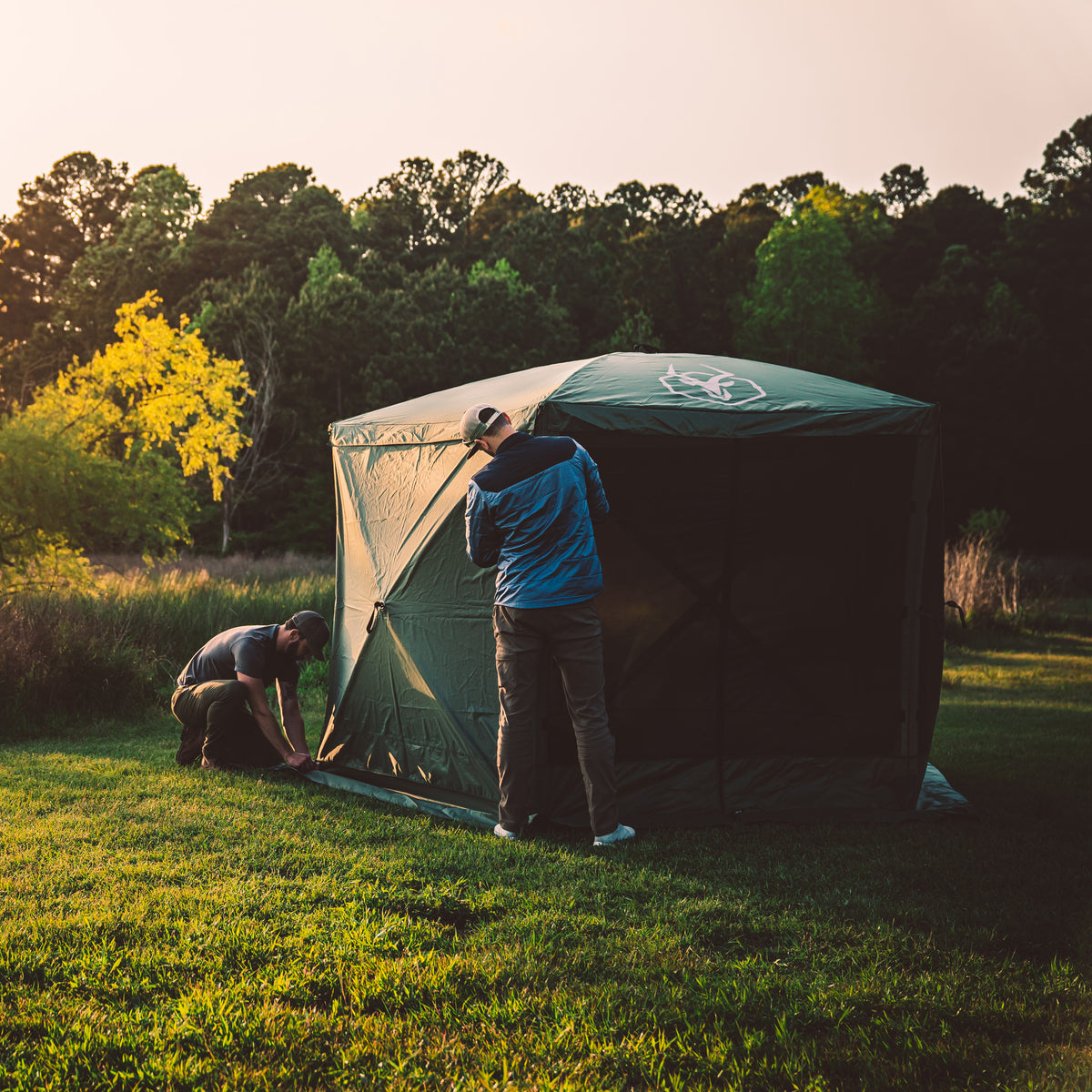 Gazelle Tents 3-Pack Gazebo Wind Panels, Portable Gazebo Wind Panels,  Privacy Panels Alpine Green GA109