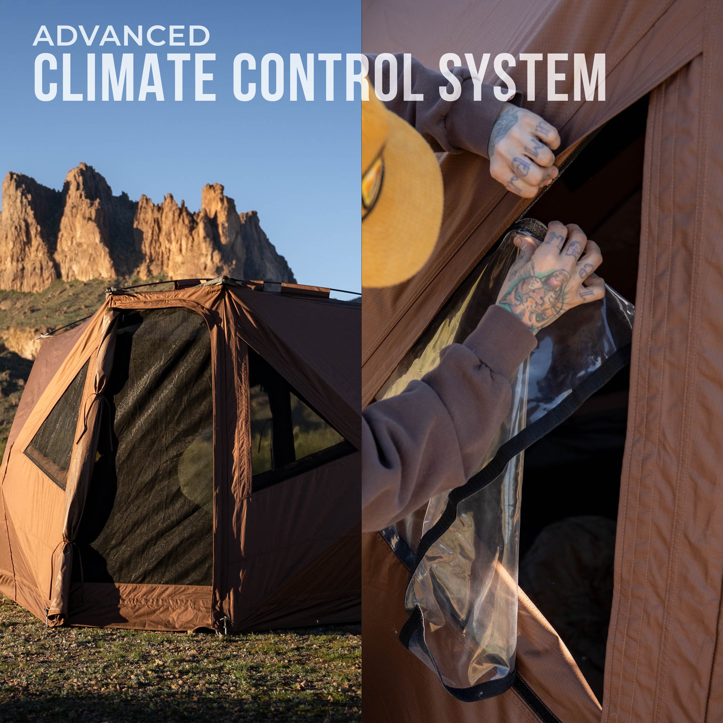 climate controlled tent Backcountry™ T5 – Gazelle Tents