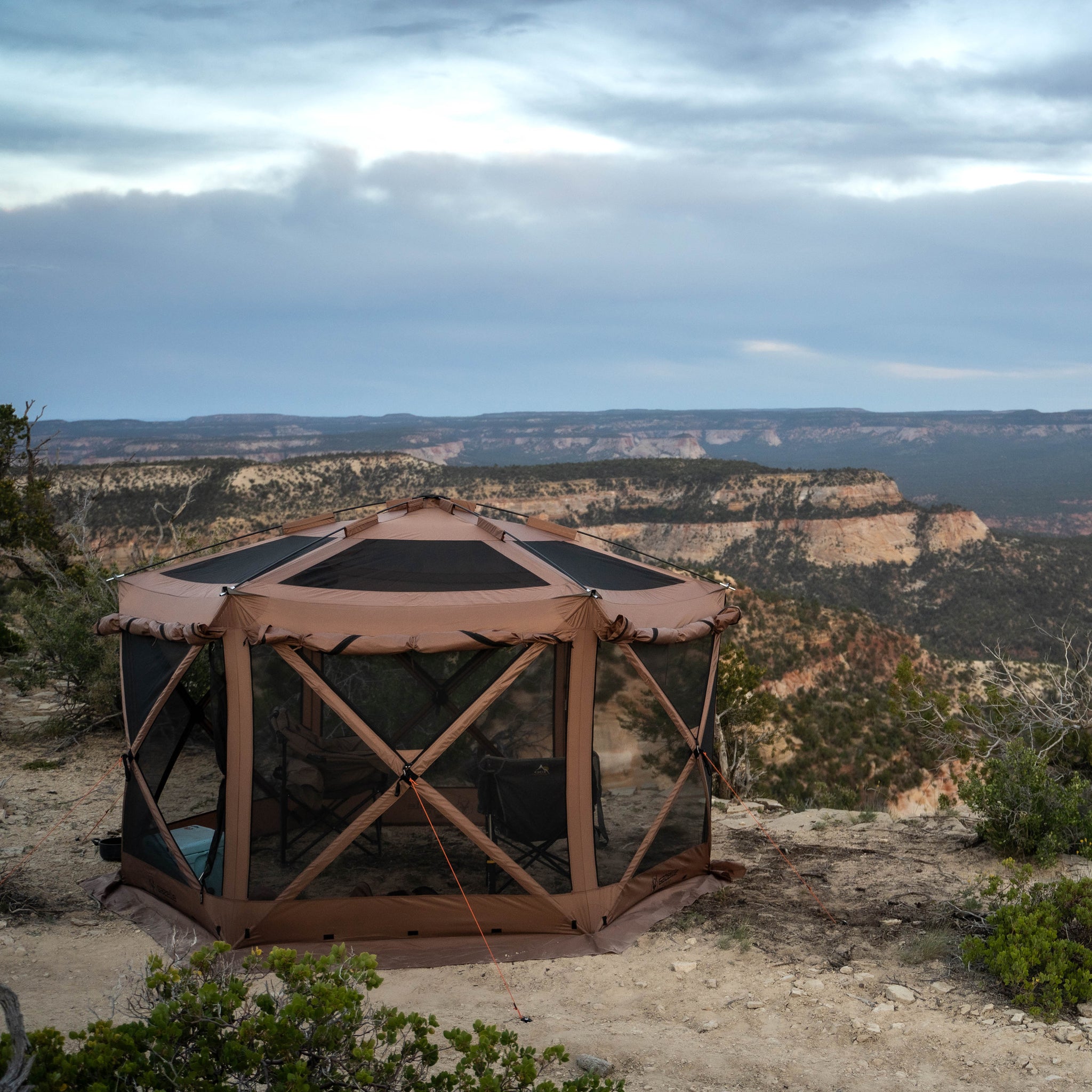Gazelle Tents G6 Cool Top 6Sided Portable Gazebo, Easy PopUp Hub