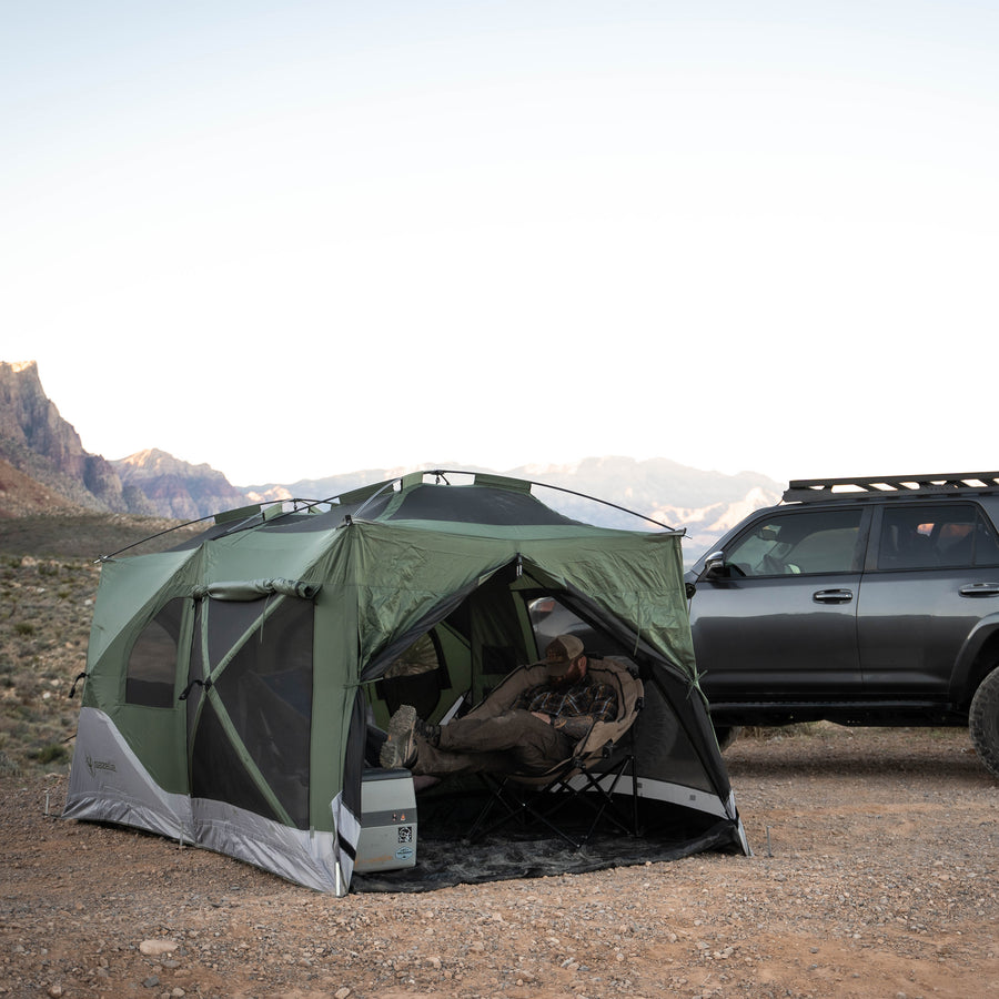 Gazelle Tents T3 Tandem Hub Tent, Easy 90 Second SetUp,