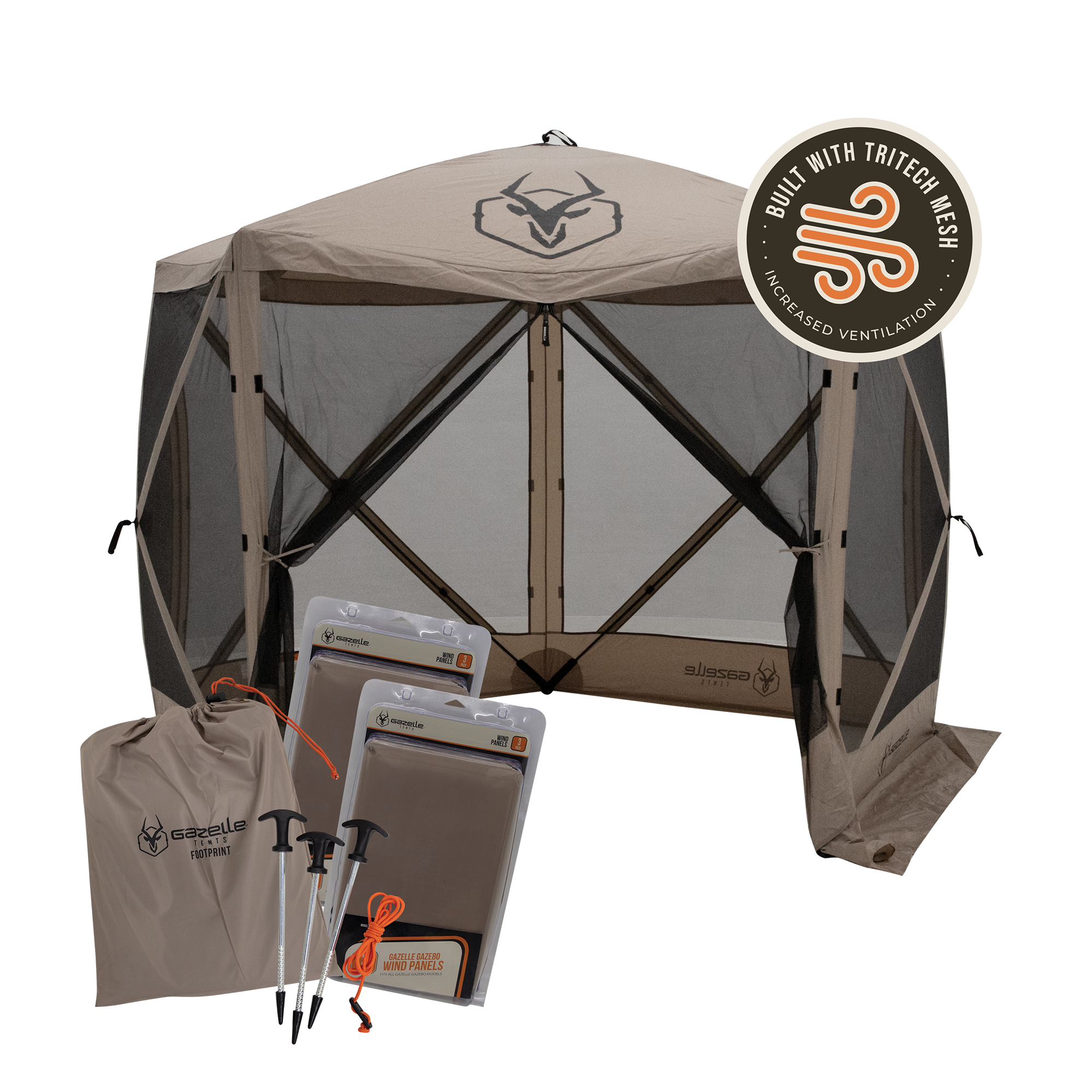 3-person tunnel tent g5 Complete G5 Tri-Tech Gazebo Kit – Gazelle Tents