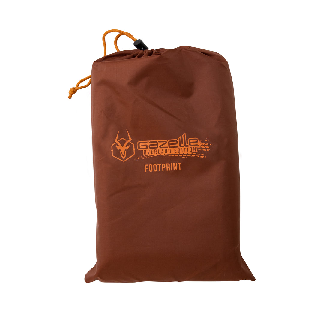 Gazelle Tents T4 Plus/T8 Tent Footprint - Waterproof 300D Polyester Ground Tarp With Stakes
