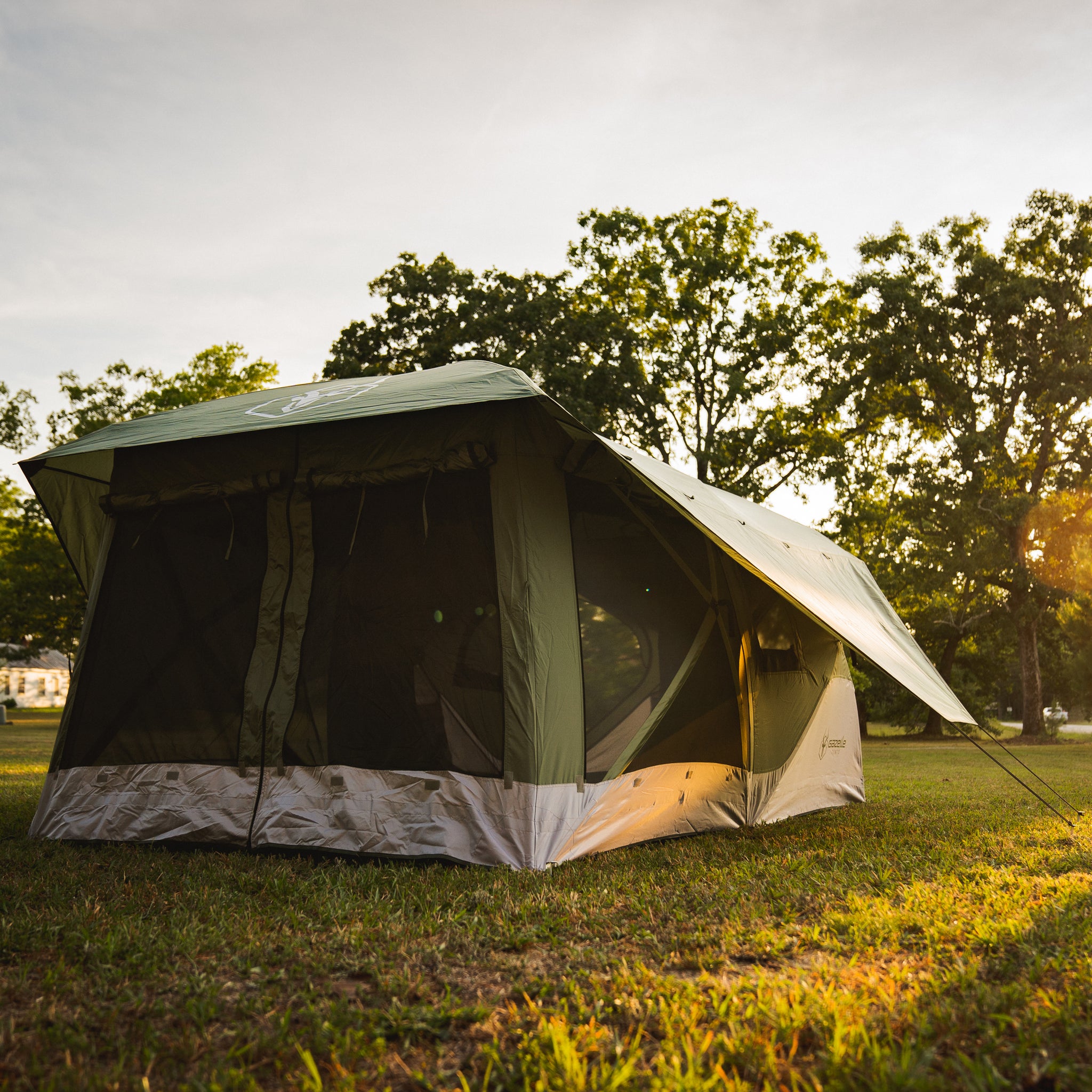 Gazelle Tents T3 Tandem Hub Tent, Easy 90 Second Set-Up, Waterproof, UV ...