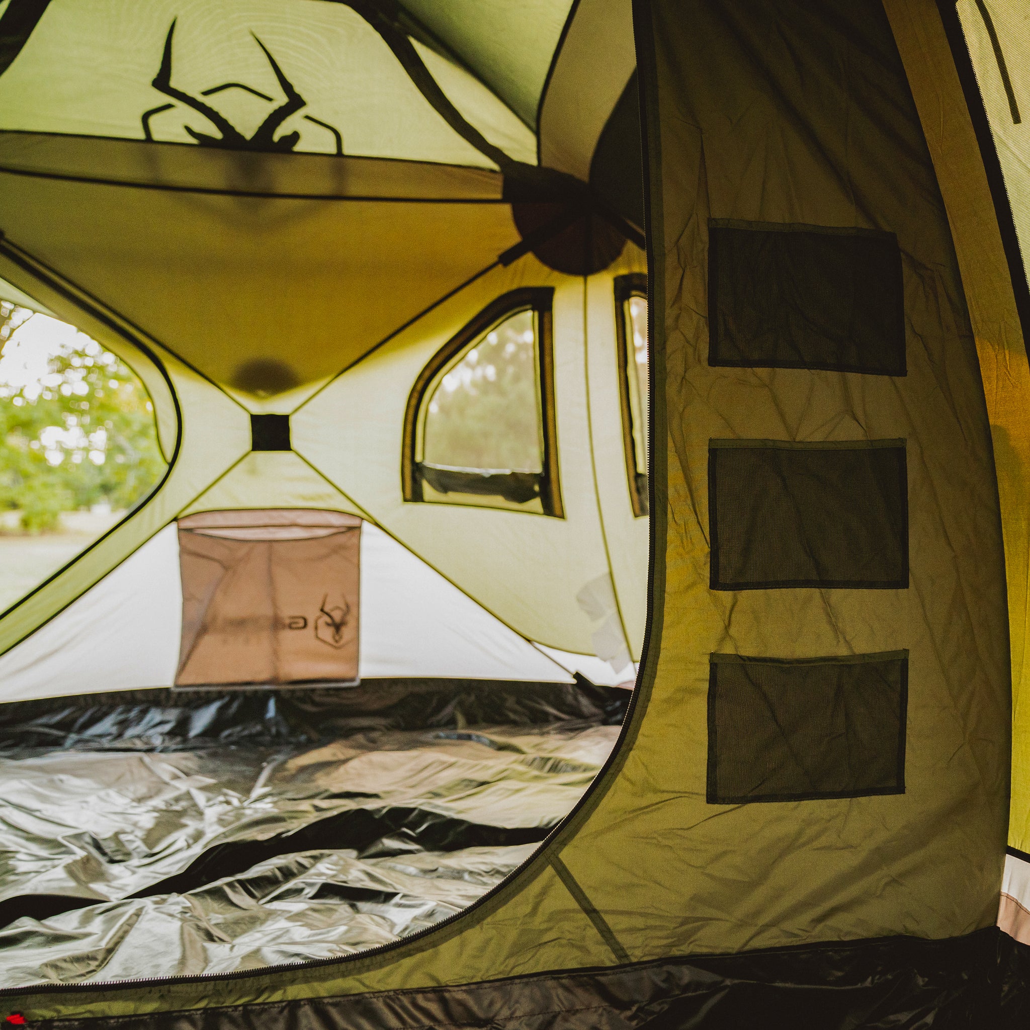 Gazelle Tents T3 Tandem Hub Tent, Easy 90 Second Set-up, Waterproof, Uv 