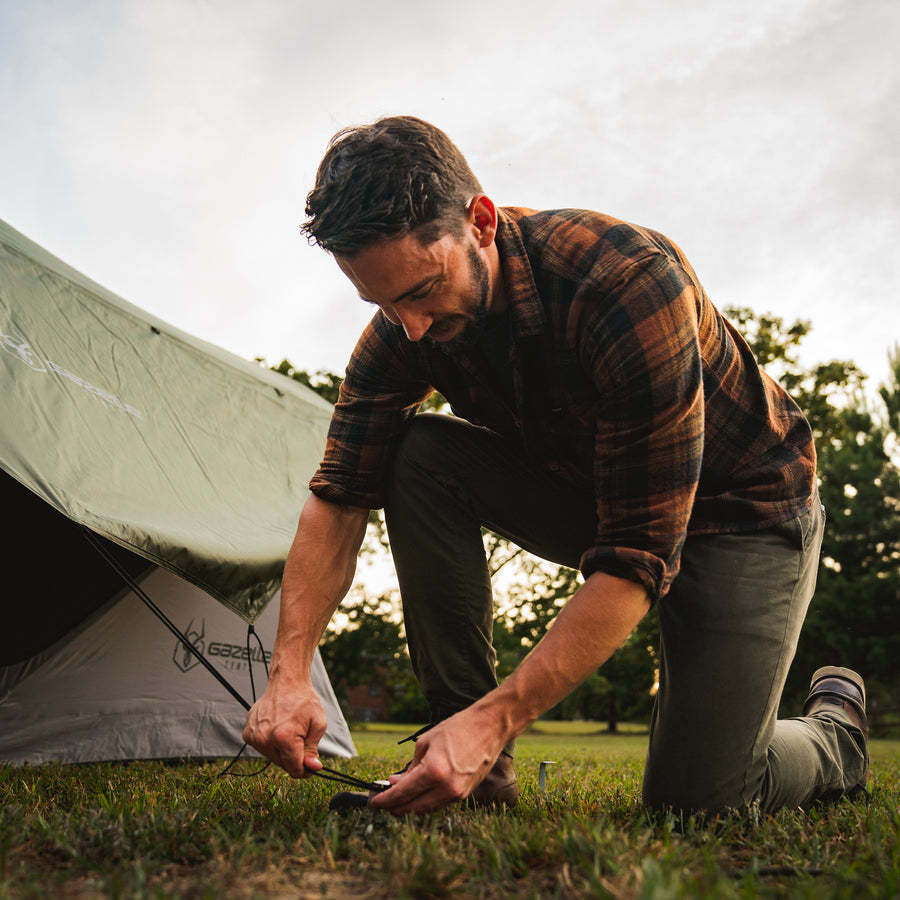 Gazelle Tents T3 Tandem Hub Tent, Easy 90 Second SetUp,